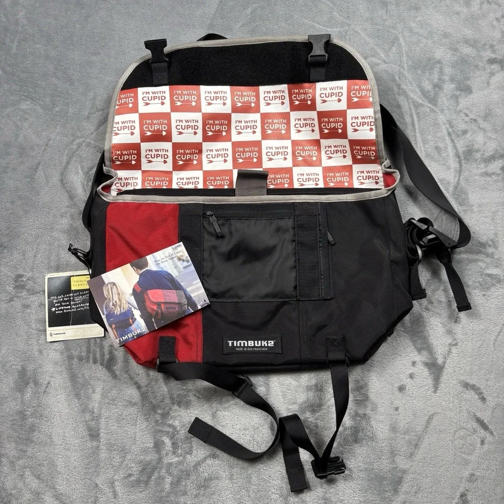 Vintage Timbuk2 Cupid's Undie Run Messenger Bag San Francisco Limited Charity